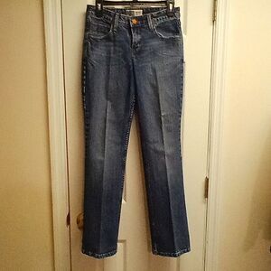 LEVI'S SIGNATURE MISSES size 4 mid rise boot cut blue jeans